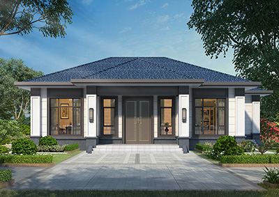 农村一层中式房屋设计图纸